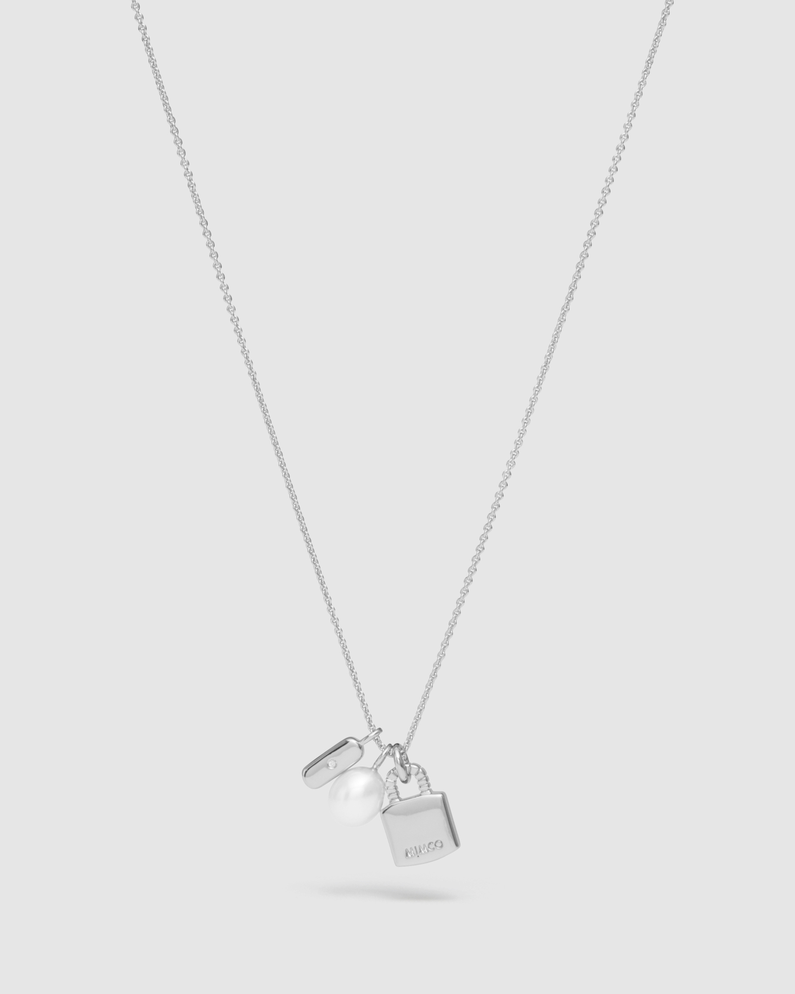 Mimco Lock-it Charm Necklace