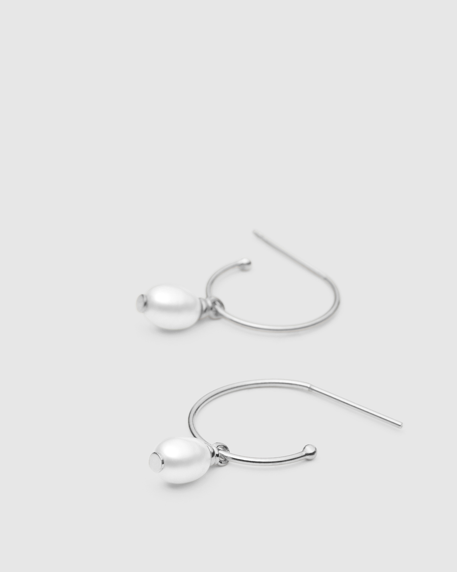 Mimco Era Sterling Silver Hoop EarRings