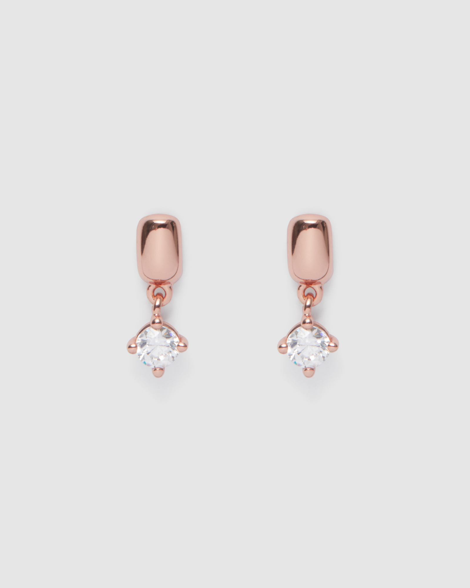 Mimco Shimmer Drop Sterling Silver Stud EarRings
