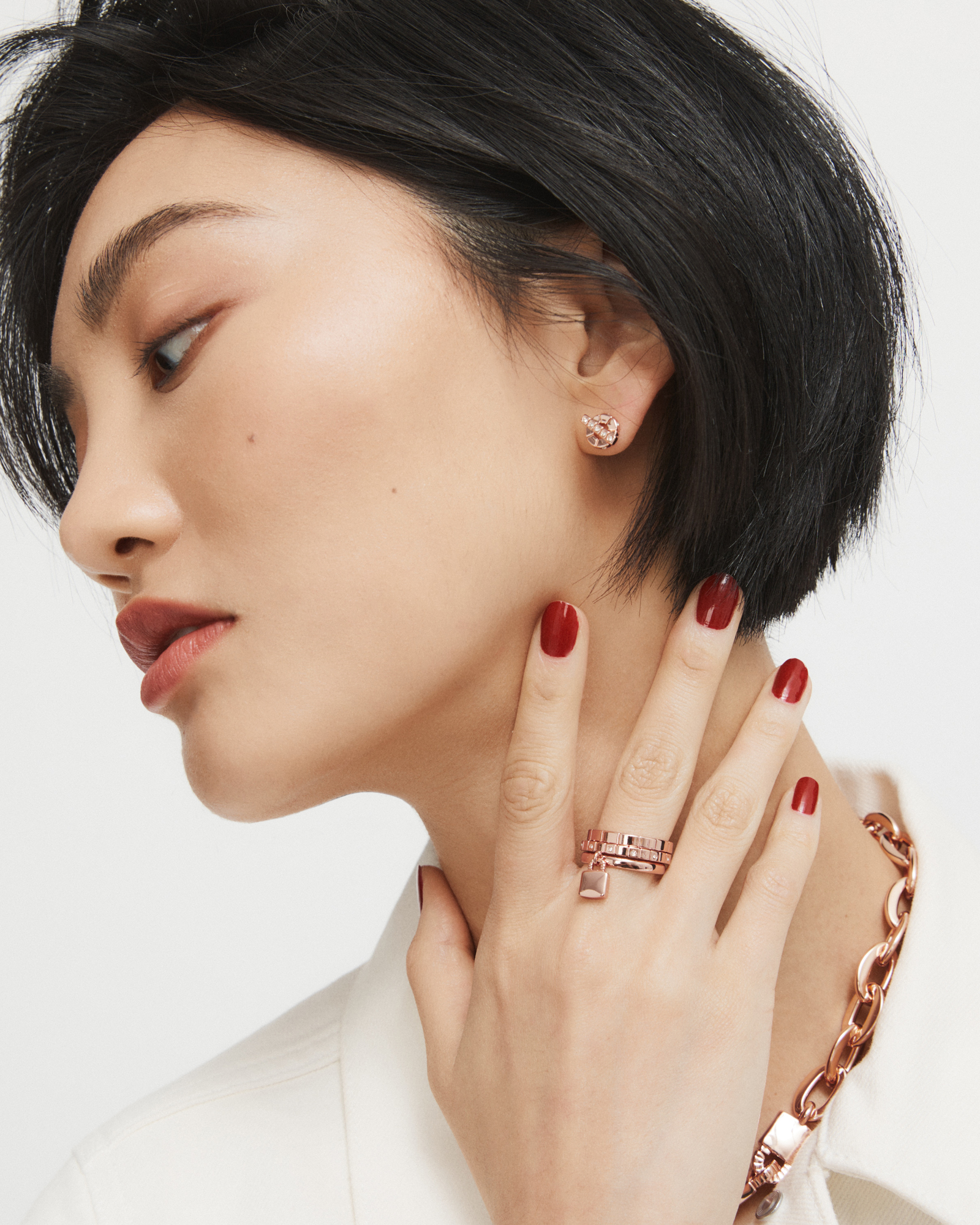 Mimco Lock-it Ring Stack