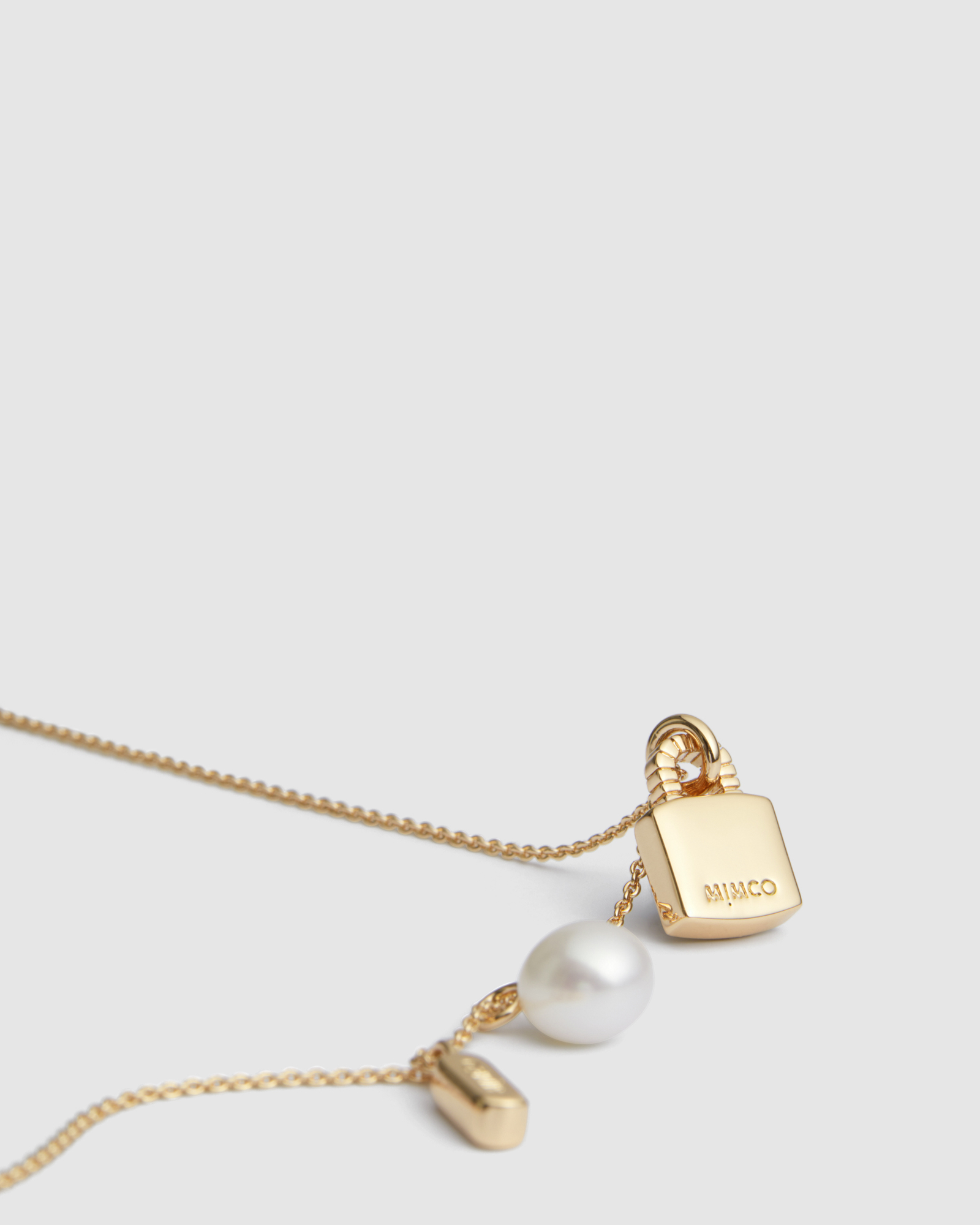Mimco Lock-it Charm Necklace