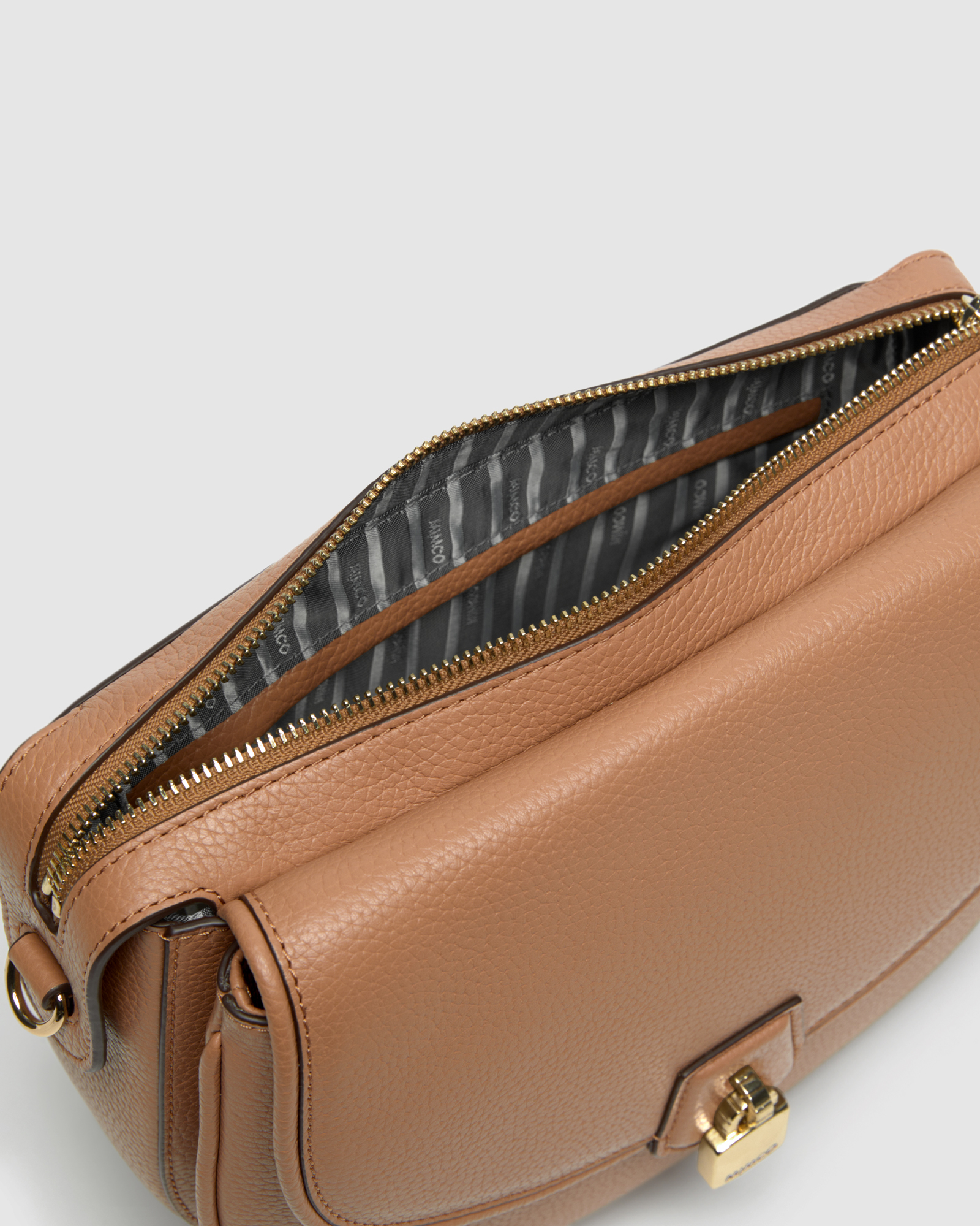 Mimco Lock-it Saddle Cross Body Bag