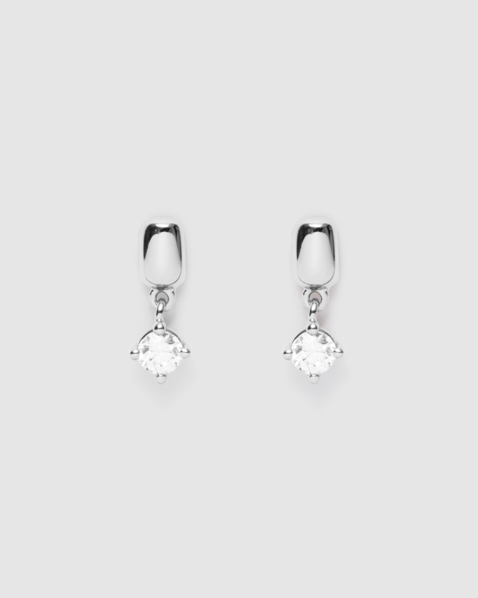 Mimco Shimmer Drop Sterling Silver Stud EarRings