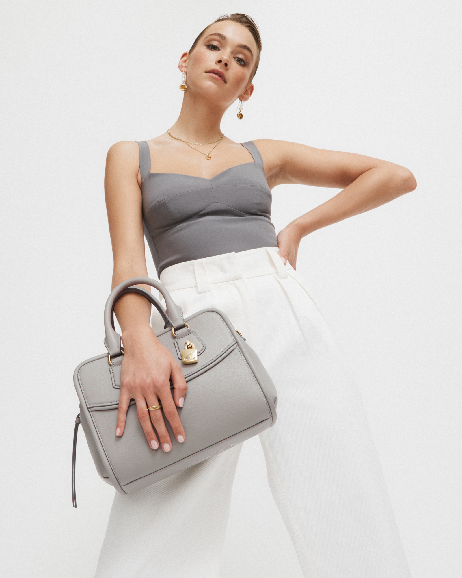 Mimco Lock-it Bowler Bag