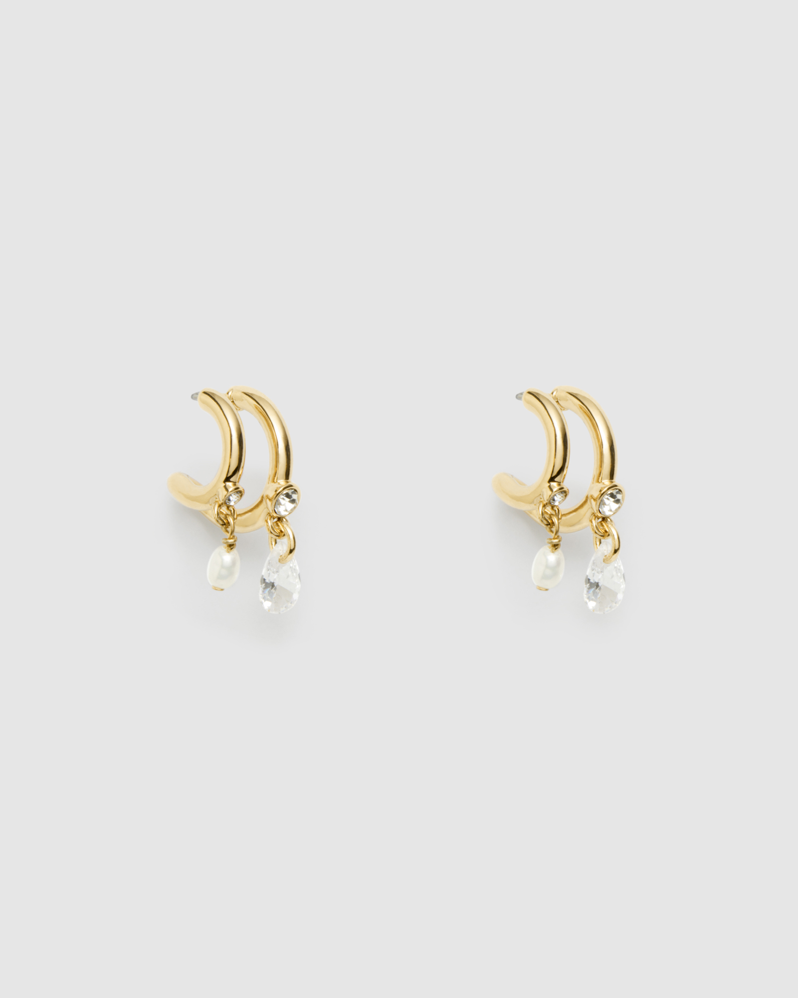 Mimco Emerge Double Hoop EarRings