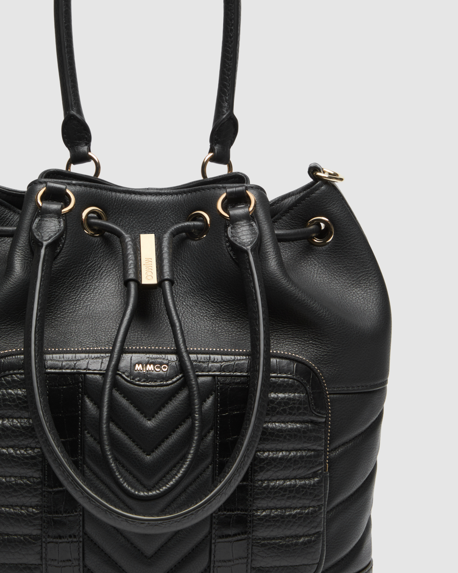 Mimco Envelop Bucket Bag