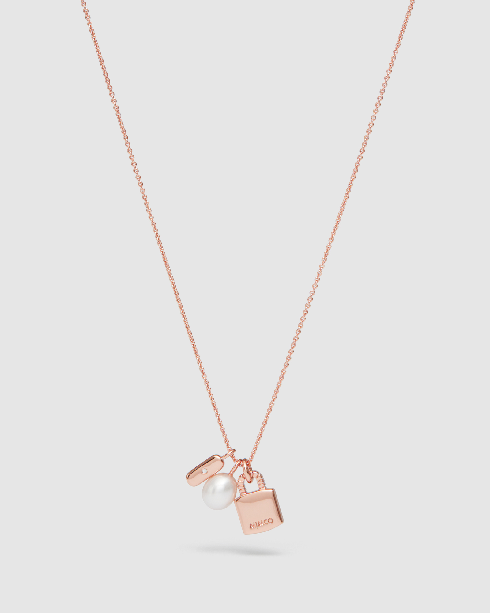 Mimco Lock-it Charm Necklace
