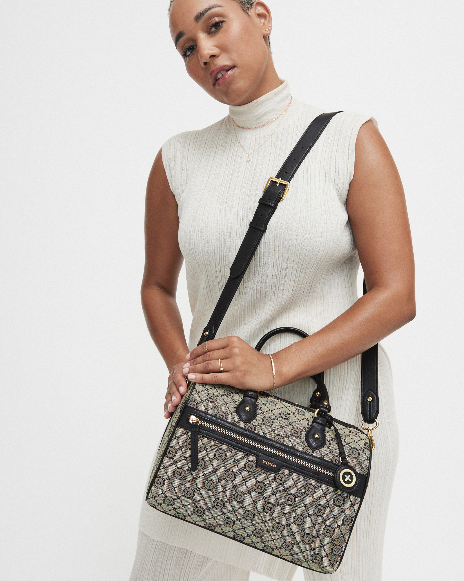 Mimco Mim-gram Bowler Bag