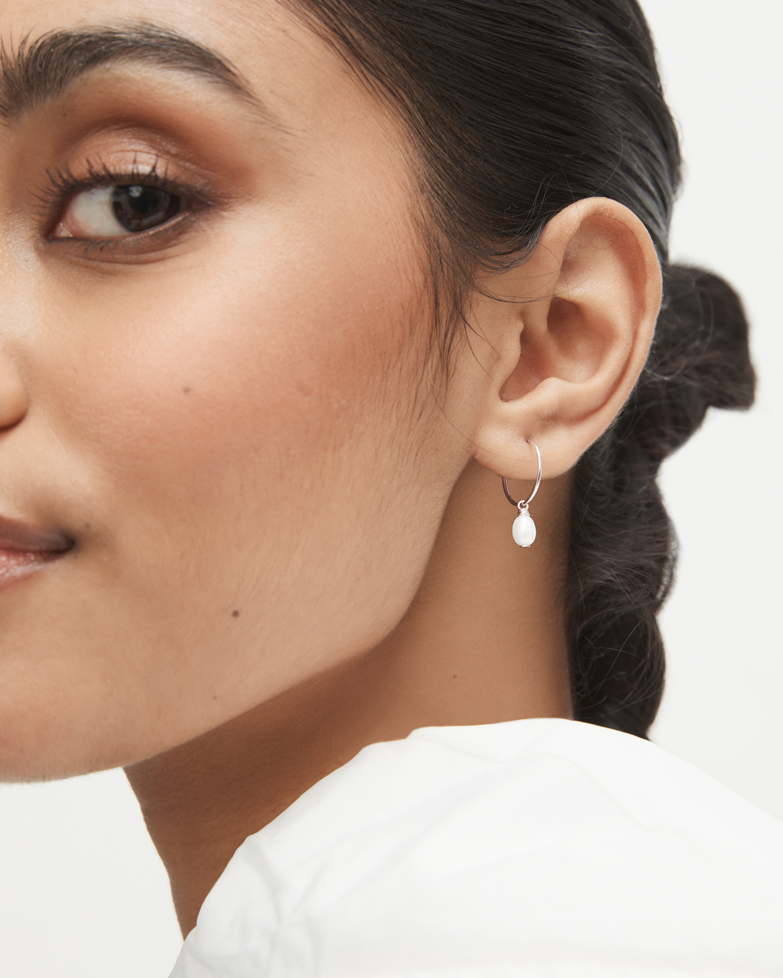 Mimco Era Sterling Silver Hoop EarRings