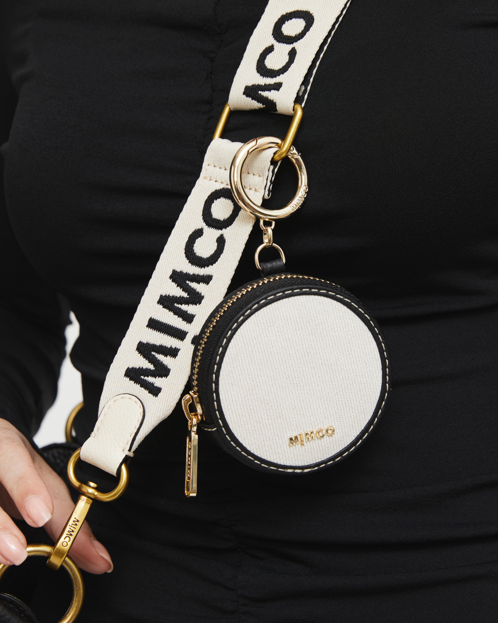 Mimco Envelop Coin Charm KeyRing