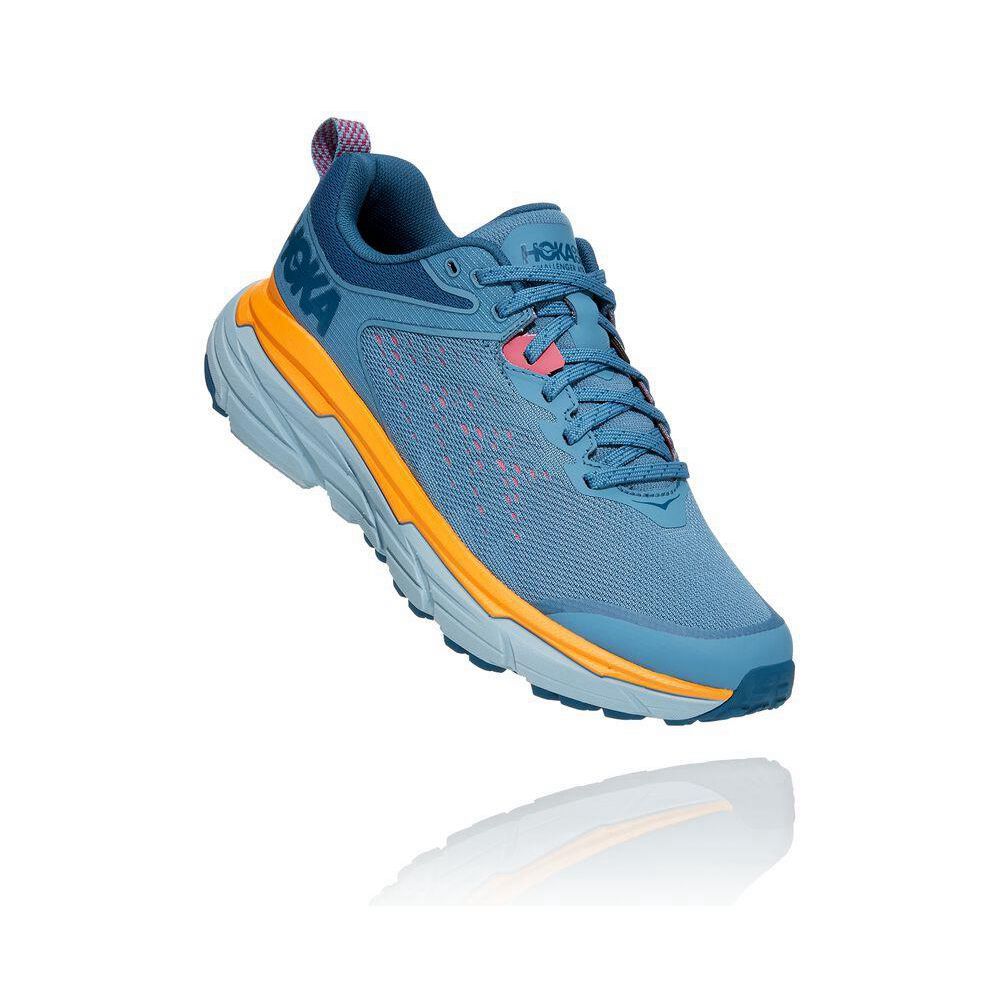 Blue / Yellow Women's Hoka Challenger ATR 6 Running Shoes | 564879-WTD ...