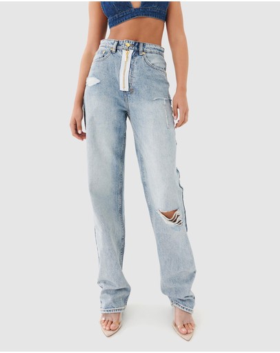 Ksubi X P.E Nation Playback Zipped N Ripped Jeans