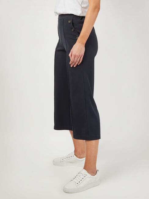 Terri Twill Crop Wide Leg Pant