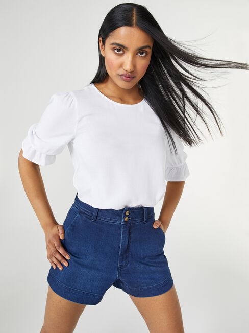 Georgia Tummy Trimmer Denim Short