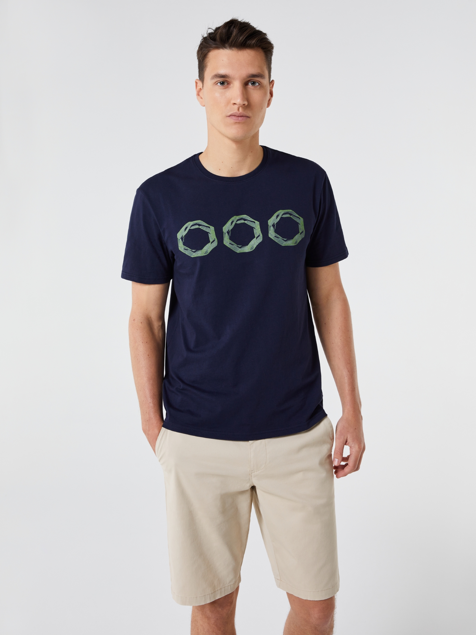 SS Albert Print Crew Tee