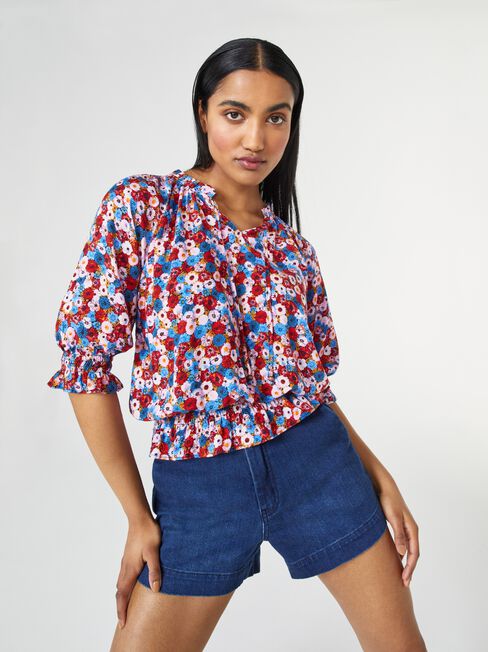 Dixie Tie Neck Blouse