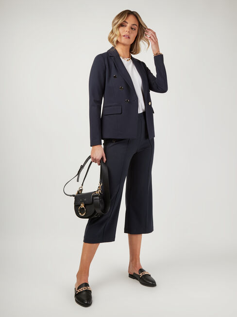 Terri Twill Crop Wide Leg Pant