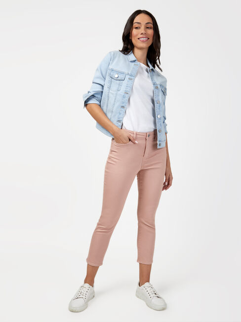 Kara Mid Waisted Skinny Capri