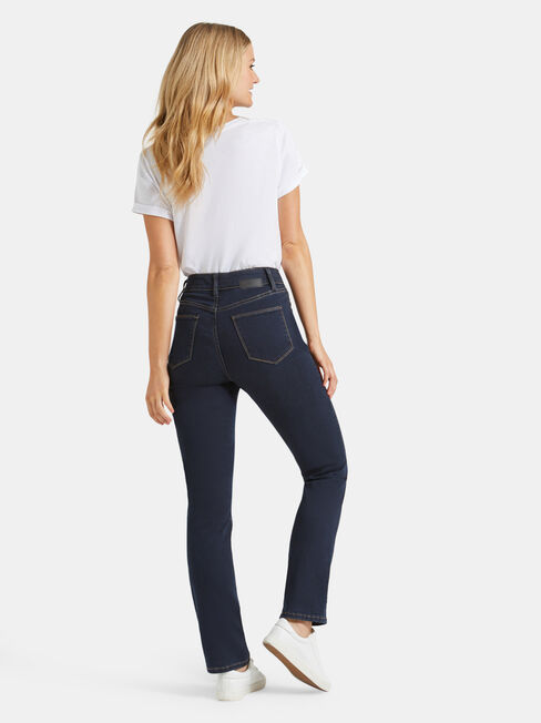 Tummy Trimmer Slim Straight Jeans Absolute Indigo