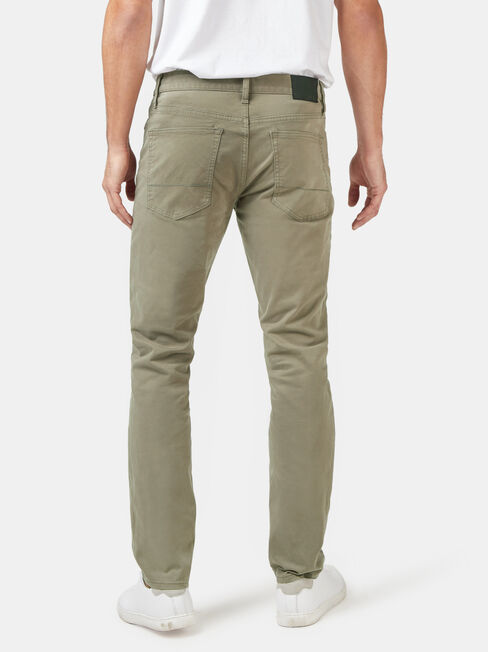 Slim Tapered Jeans Dark Olive