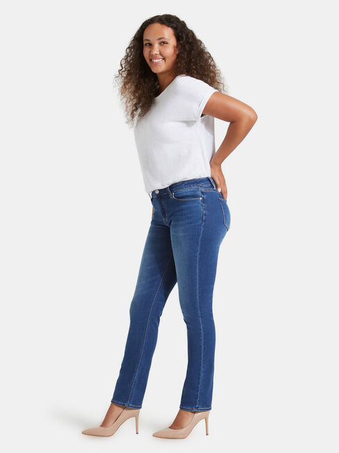 Slim Straight Jeans Lake Blue