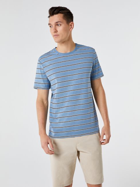 SS Odin Stripe Crew Tee