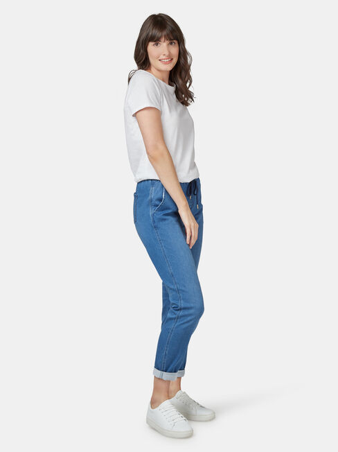 Amy J-Luxe Jogger Light Indigo