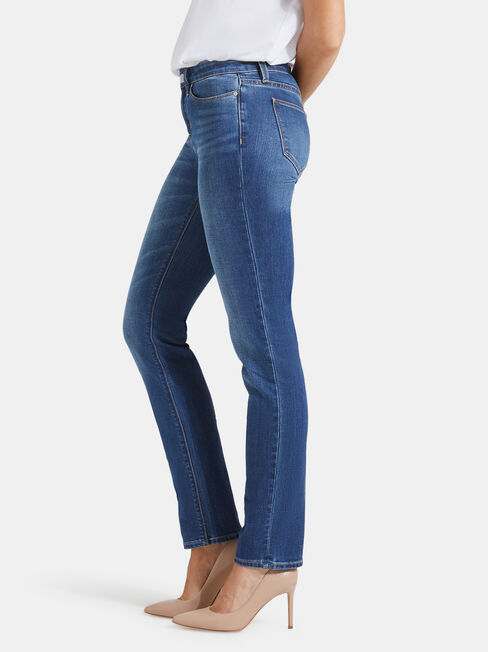 Slim Straight Jeans Lake Blue