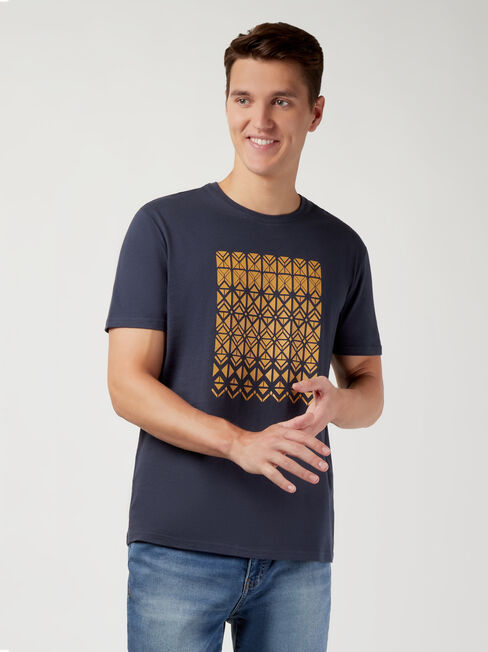 SS Toby Print Crew Tee