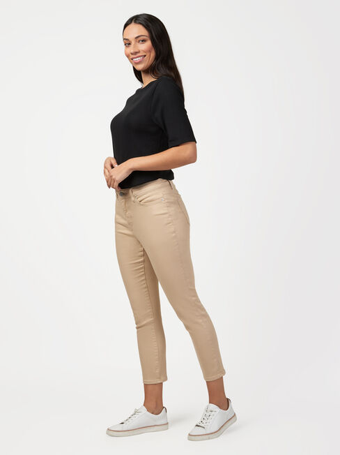 Kara Mid Waisted Skinny Capri