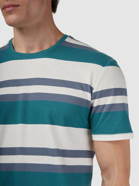 SS Paxton Stripe Crew Tee