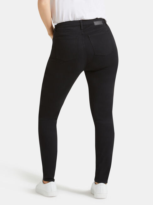 Curve Embracer Skinny Jeans Black Night