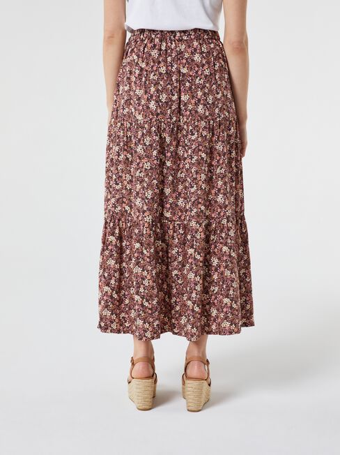 Birdie Tiered Maxi Skirt