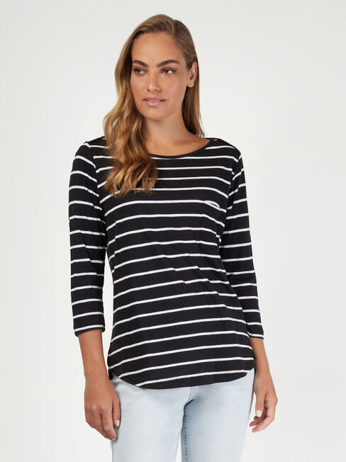 Essential Boatneck Tee