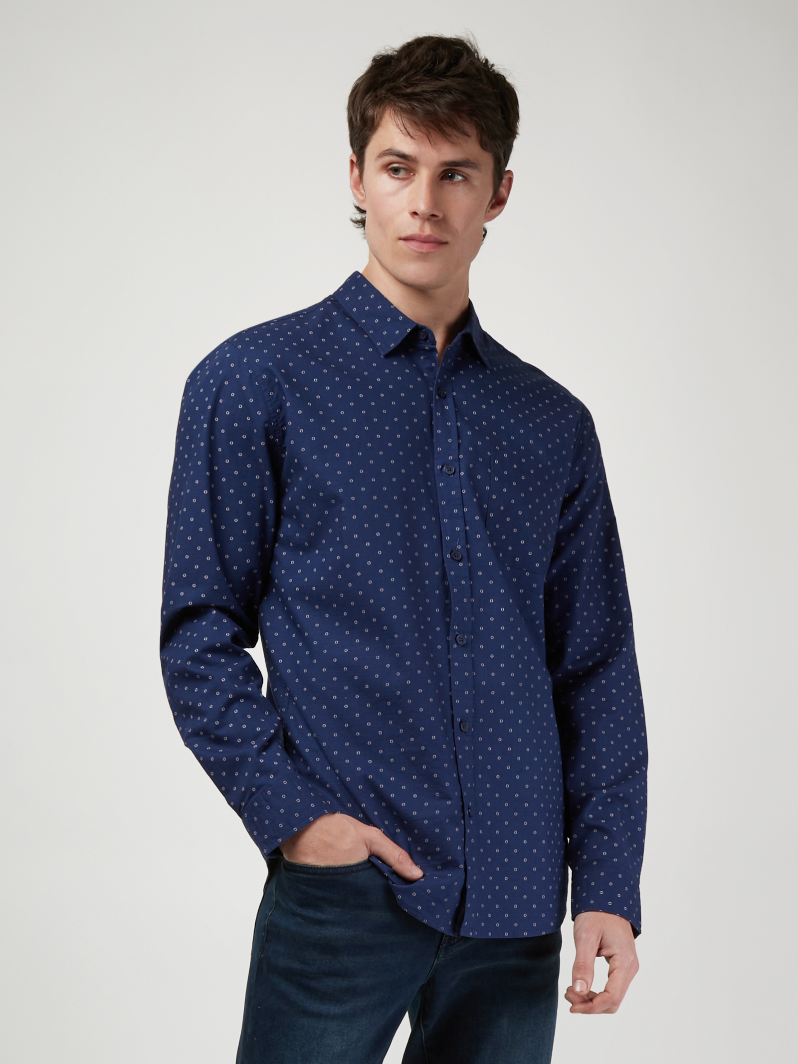 LS Lucas Print Shirt