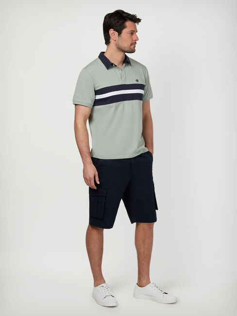 SS Ashton Panel Jersey Polo