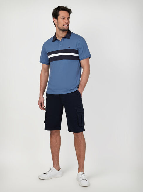 SS Ashton Panel Jersey Polo