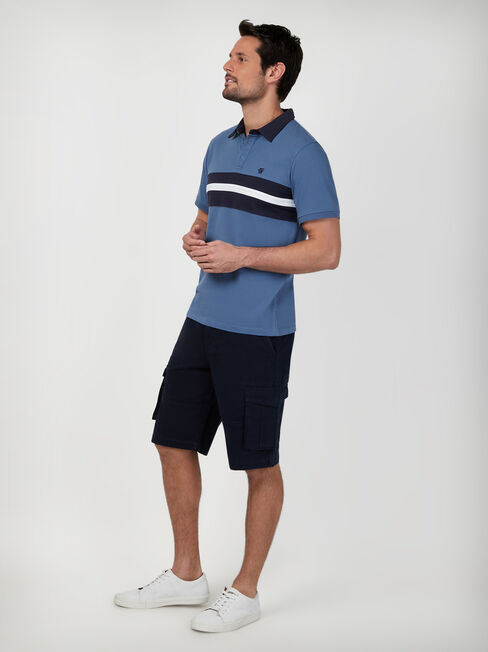 SS Ashton Panel Jersey Polo