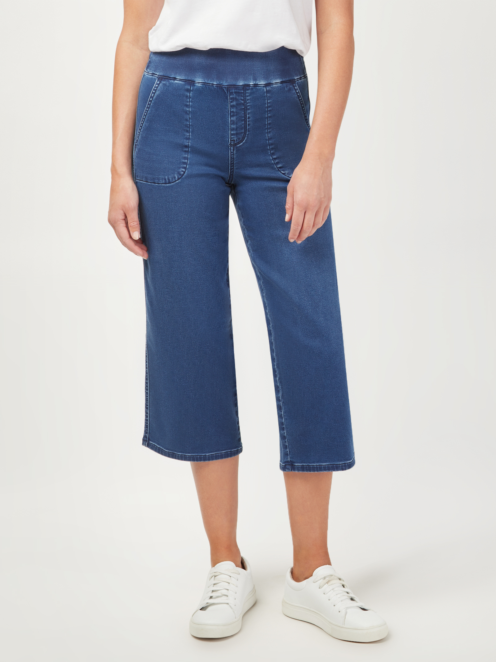 Tessa J-Luxe Wide Leg Jeans