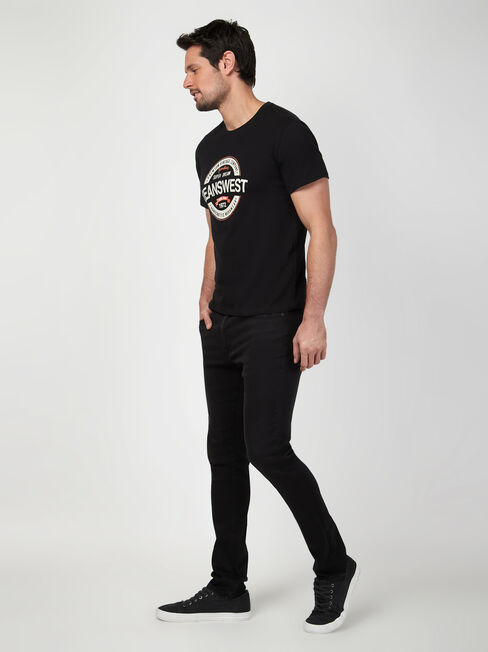 SS Jeanswest Logo Print Crew Tee