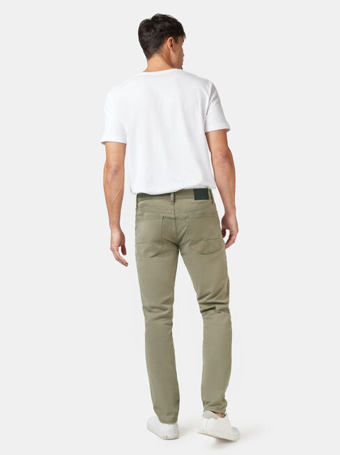 Slim Tapered Jeans Dark Olive