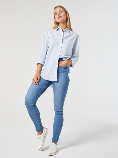 Fern Cotton Stripe Shirt