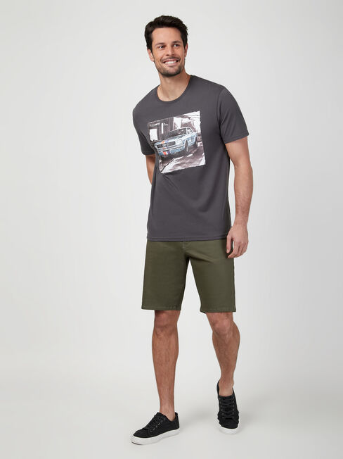 SS Ford Mustang Print Crew Tee