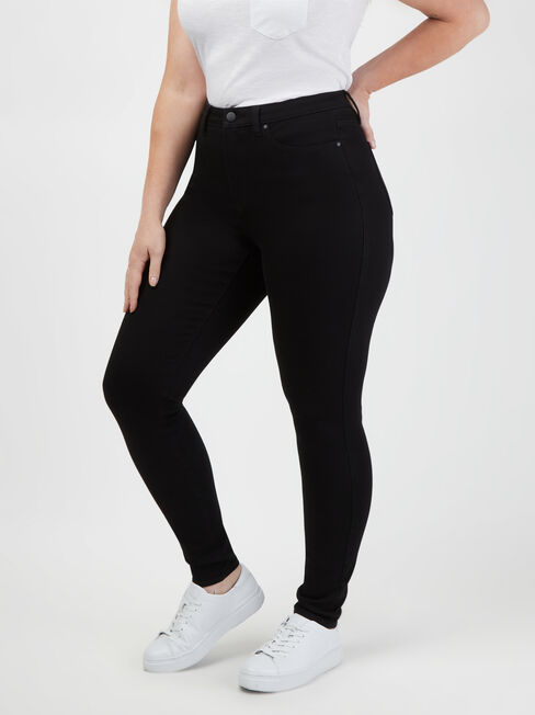 Freeform 360 Contour Curve Embracer High Waisted Skinny 7/8 Black