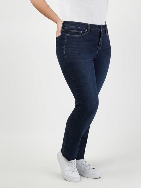 Curve Embracer Slim Straight Jeans