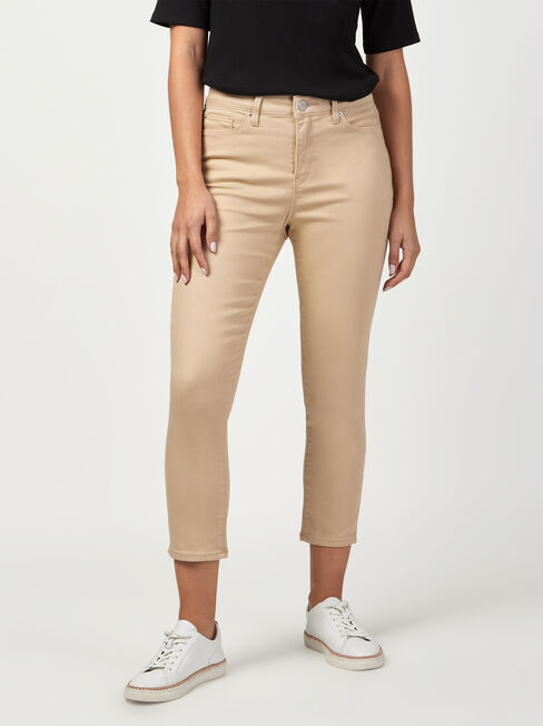 Kara Mid Waisted Skinny Capri