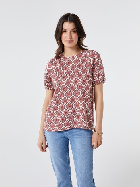 Waverly Raglan Puff Sleeve Top