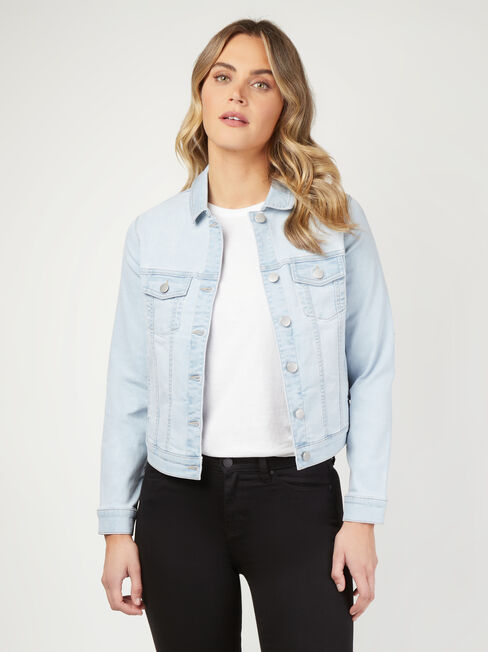 Classic Stretch Denim Jacket