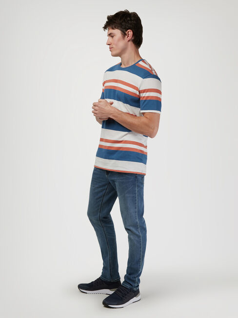 SS Paxton Stripe Crew Tee