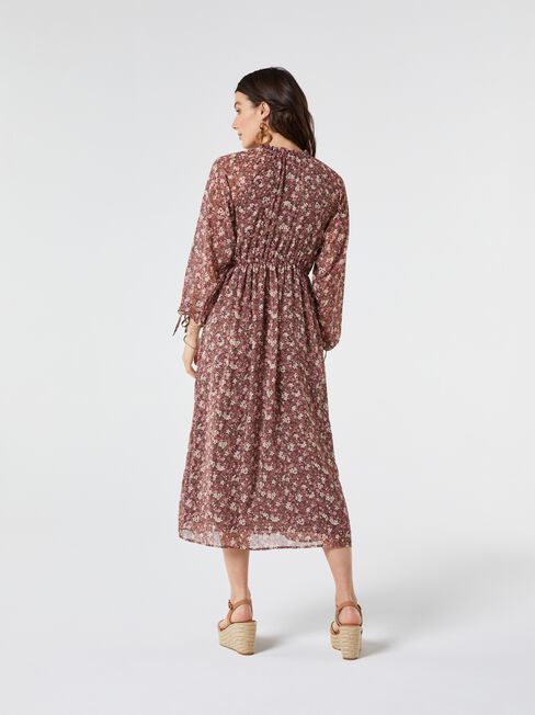 Bexley Tie Neck Maxi Dress